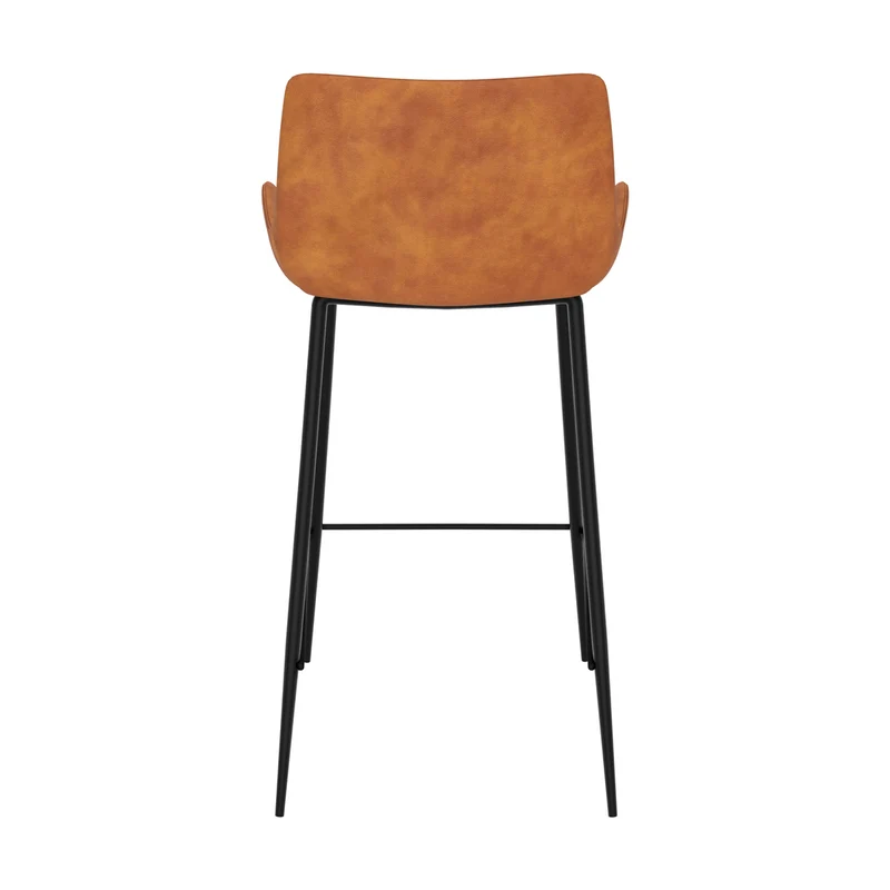 Chaise de bar mi-hauteur Pirata camel 65 cm (lot de 2)