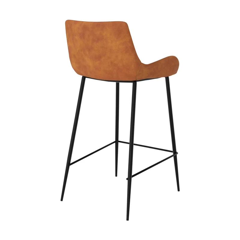 Chaise de bar mi-hauteur Pirata camel 65 cm (lot de 2)