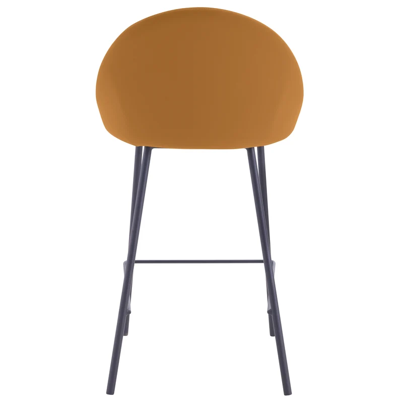 Chaise de bar mi-hauteur Misty cannelle 65cm (lot de 2)