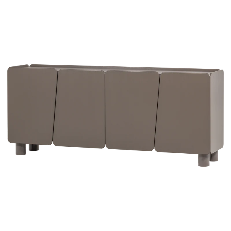 Root dressoir 200 cm grenen truffel bruin