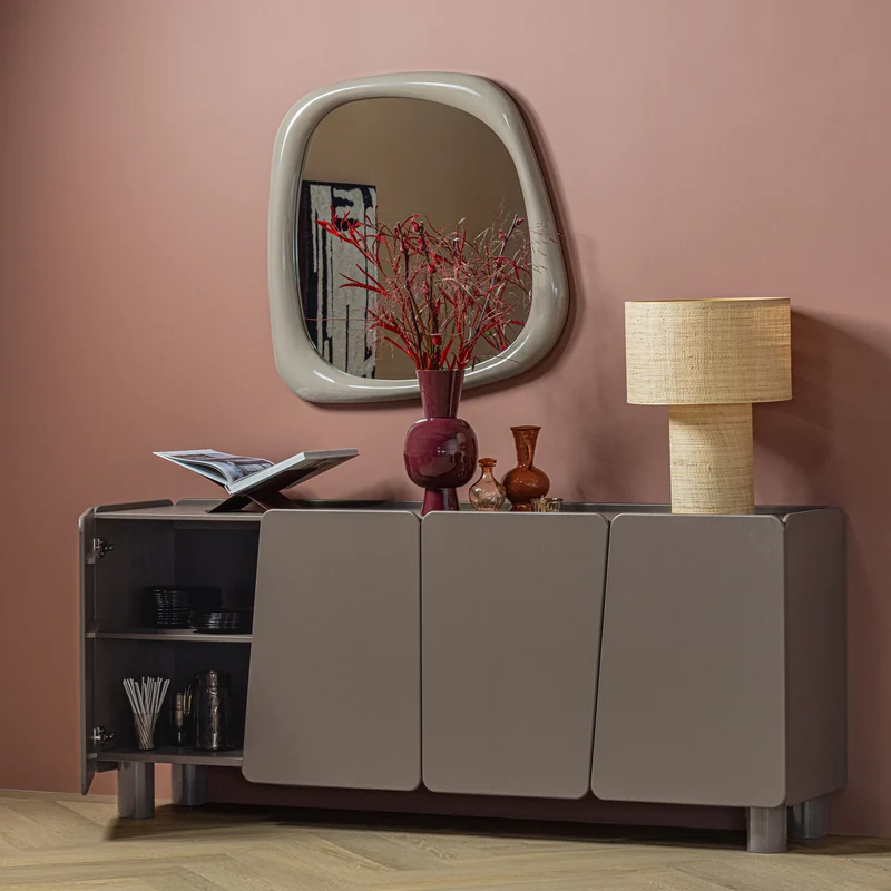 Root dressoir 200 cm grenen truffel bruin