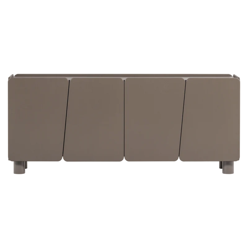 Root dressoir 200 cm grenen truffel bruin