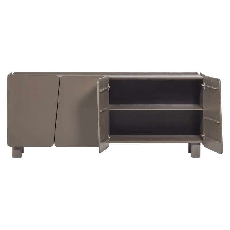 Root dressoir 200 cm grenen truffel bruin