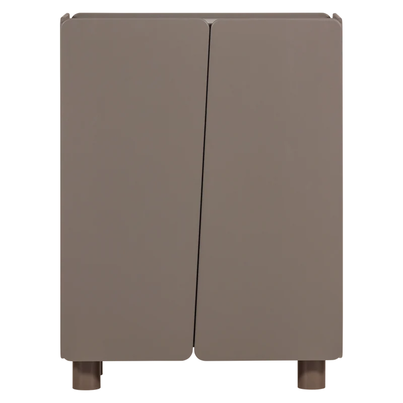 Root 2-deurs kast grenen truffel bruin