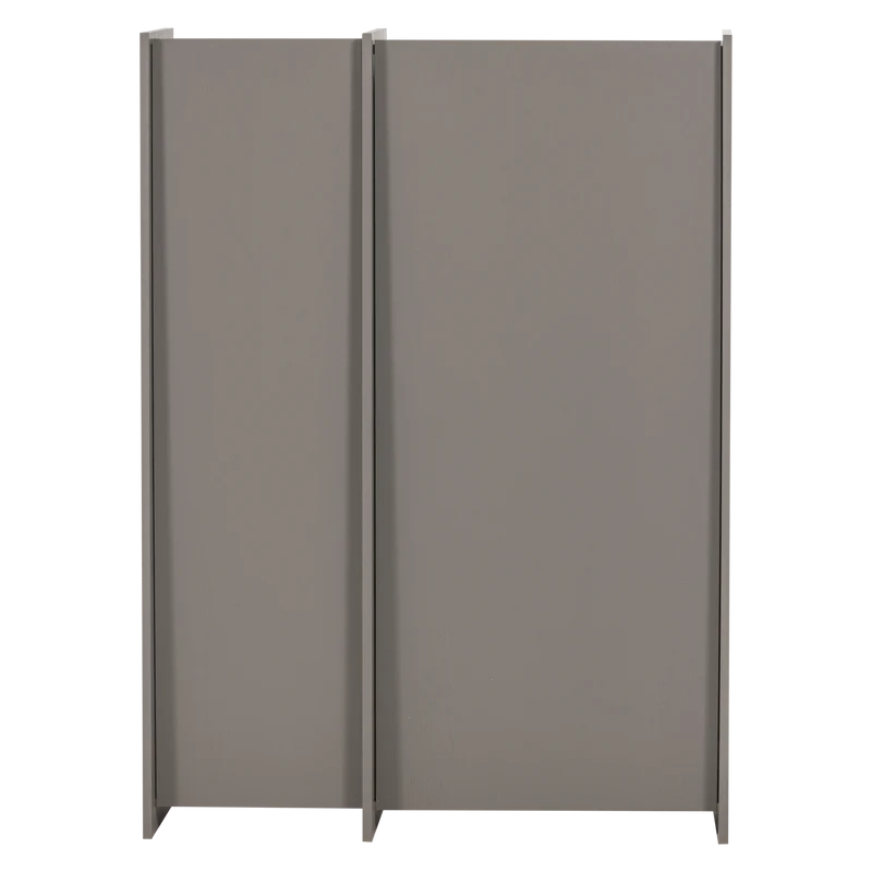 Brock 2-deurs kast essen fineer warmgrijs