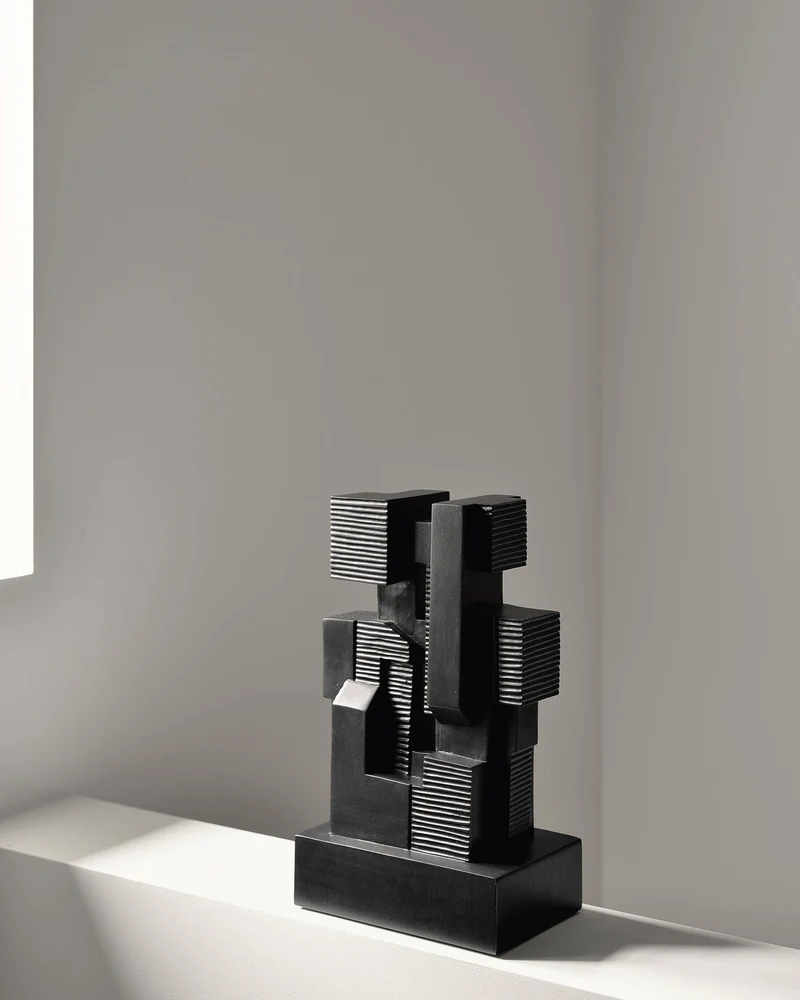 Sculpture Ethnicraft - Black Block