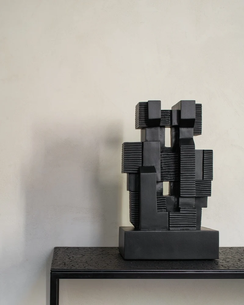 Sculpture Ethnicraft - Black Block