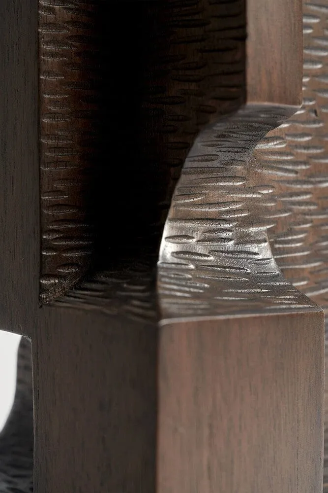 Sculpture Ethnicraft - Block Organic Espresso