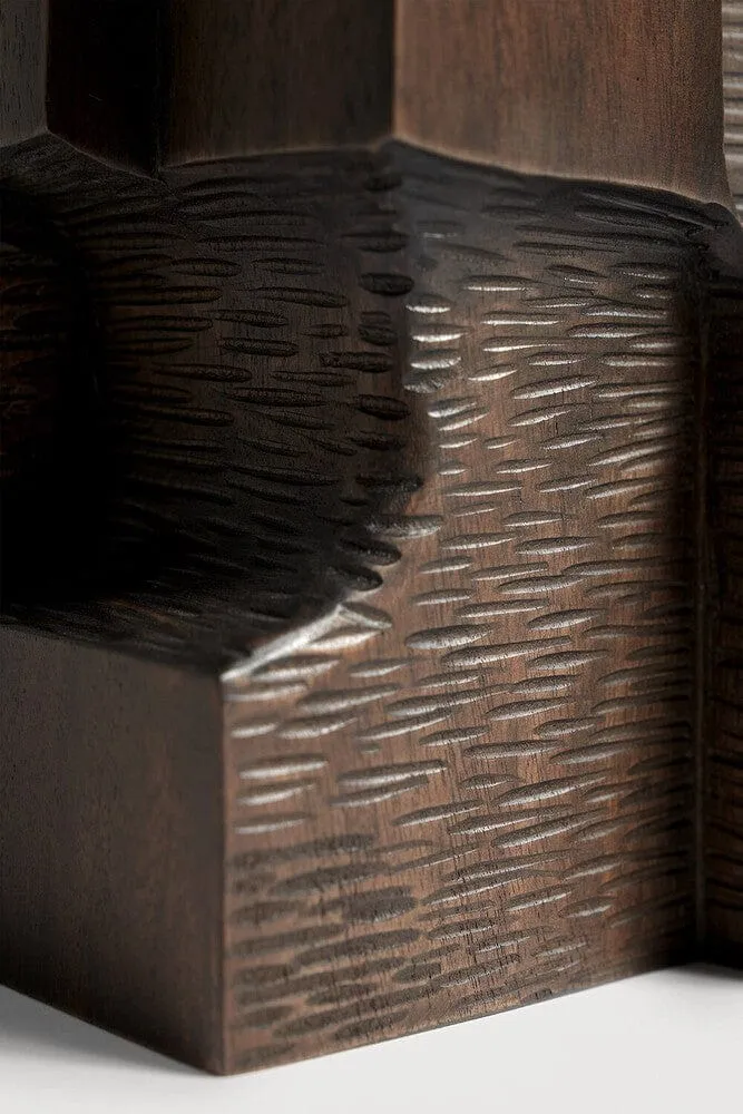 Sculpture Ethnicraft - Block Organic Espresso