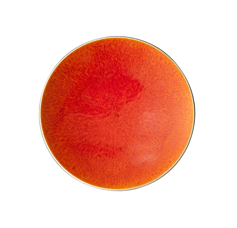 Assiette S Tourron Orange