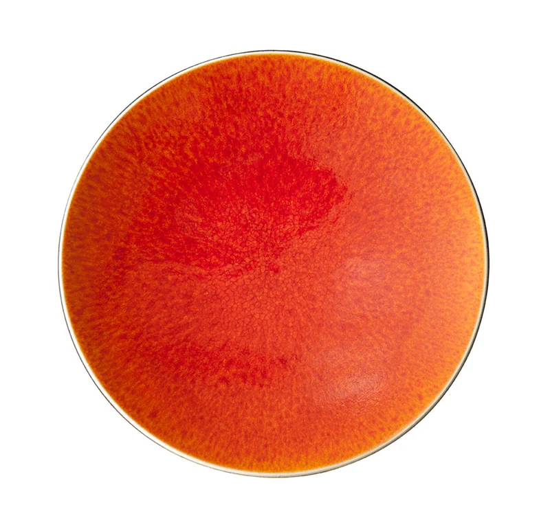 Assiette L Tourron Orange