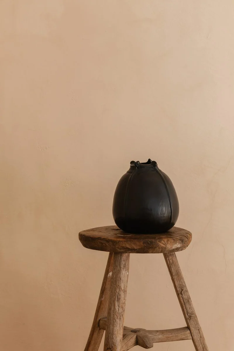 Vase Graine Noir