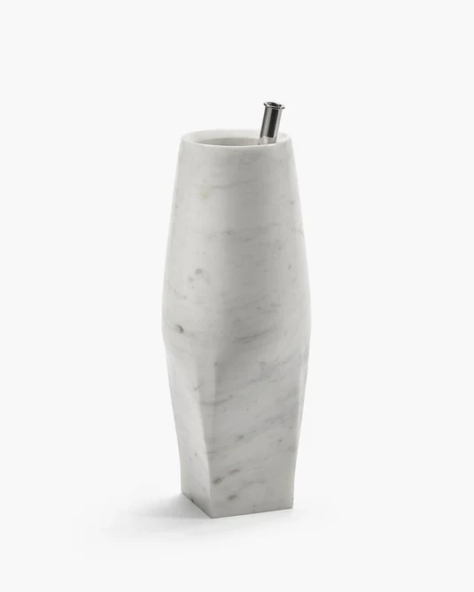 Vase avec tube en verre 08 S blanc Josephin
