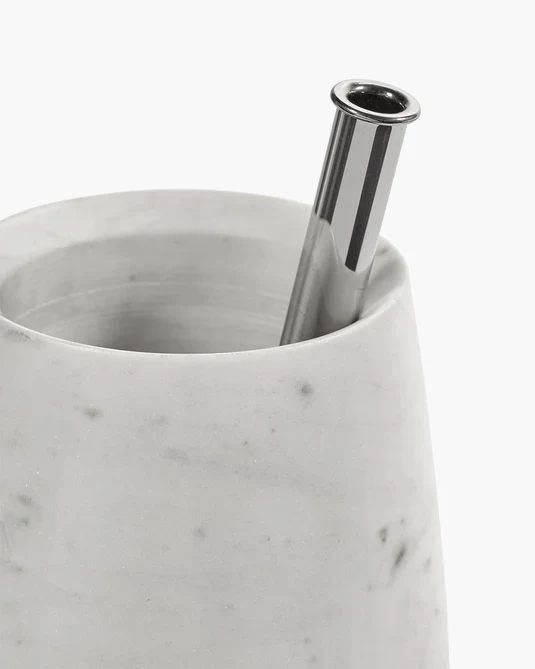 Vase avec tube en verre 08 S blanc Josephin