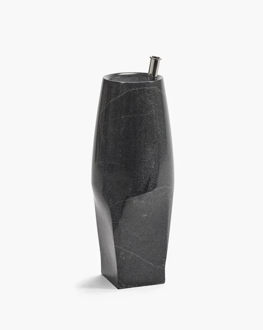 Vase avec tube en verre 08 S noir Josephine