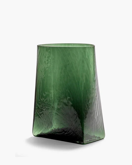 Vase avec tube en verre 03 vert Josephine