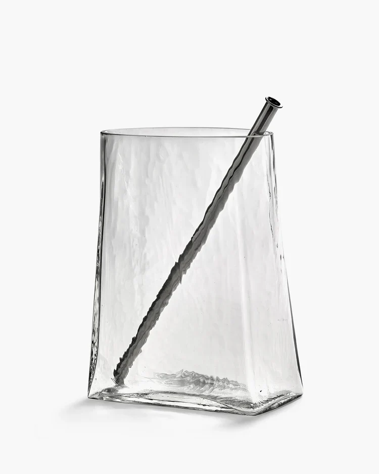 Vase avec tube en verre 03 transparent Josephine