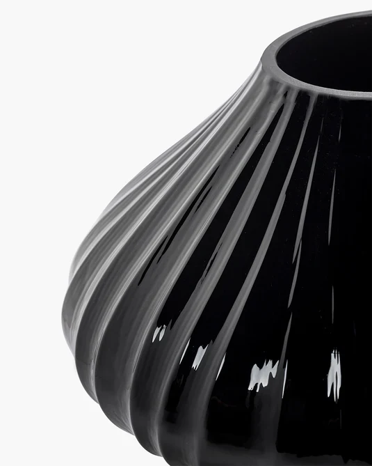 Vase avec tube en verre 04 transparent mat Josephine