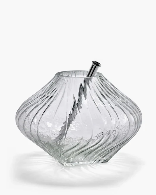 Vase avec tube en verre 04 transparent Josephine