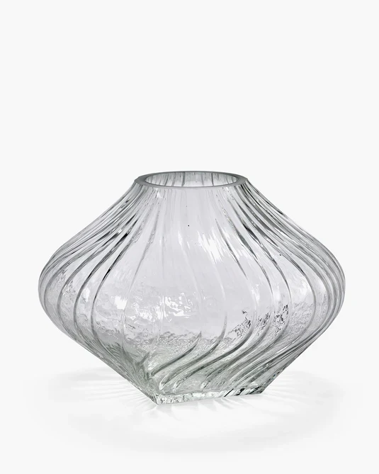 Vase avec tube en verre 04 transparent Josephine