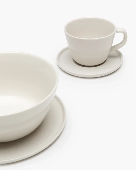 Set de petit-déjeuner 16 pièces ivoire Cena