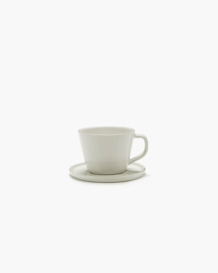 Soucoupe tasse à cappuccino ivoire Cena