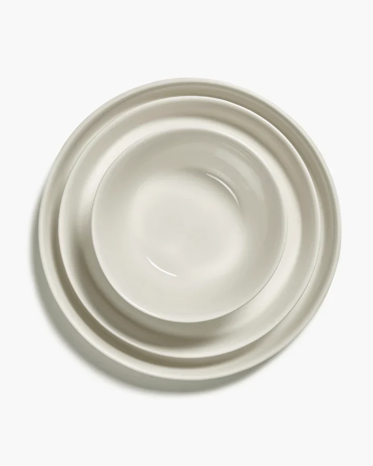 Assiette creuse L ivoire Cena