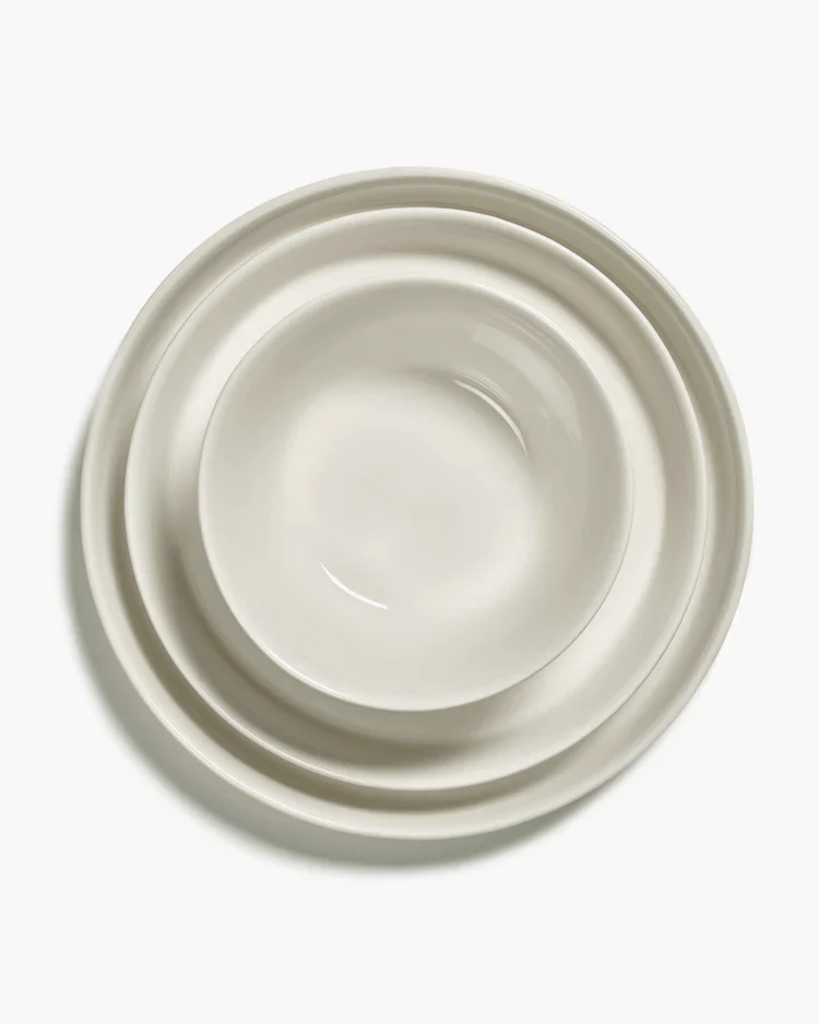 Assiette creuse M ivoire Cena