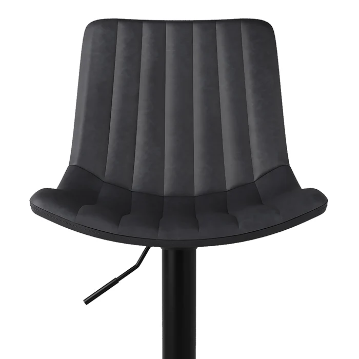 Chaise de bar gris foncé Killi 62,5/83 cm (lot de 2)