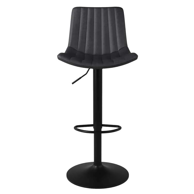 Chaise de bar gris foncé Killi 62,5/83 cm (lot de 2)