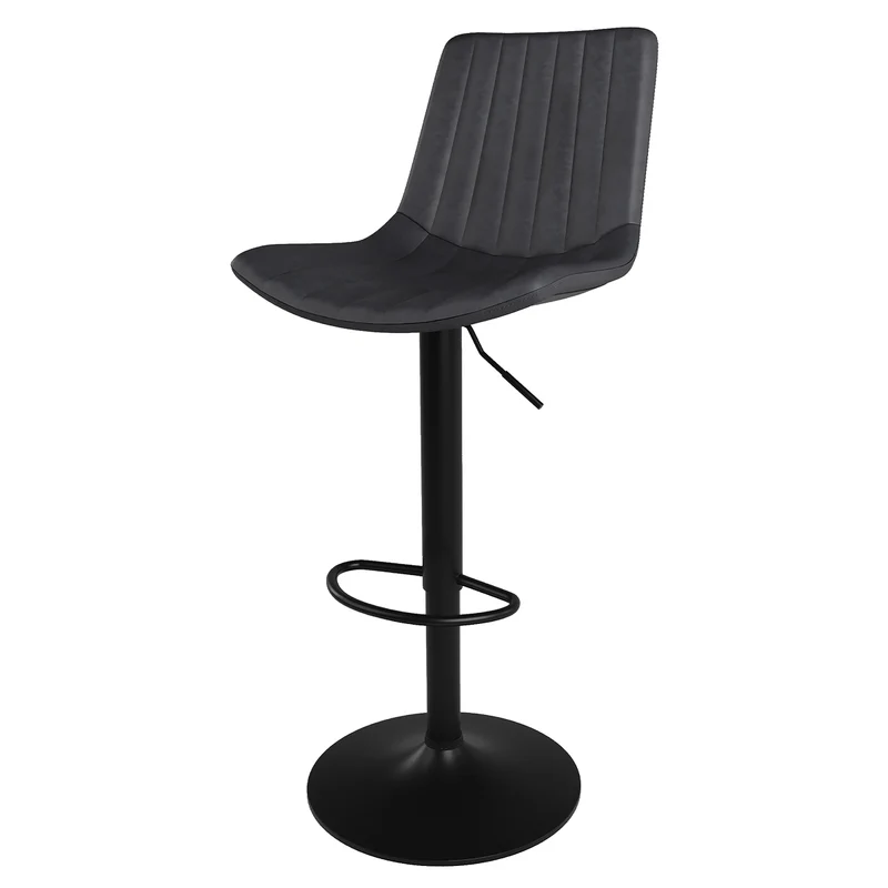 Chaise de bar gris foncé Killi 62,5/83 cm (lot de 2)