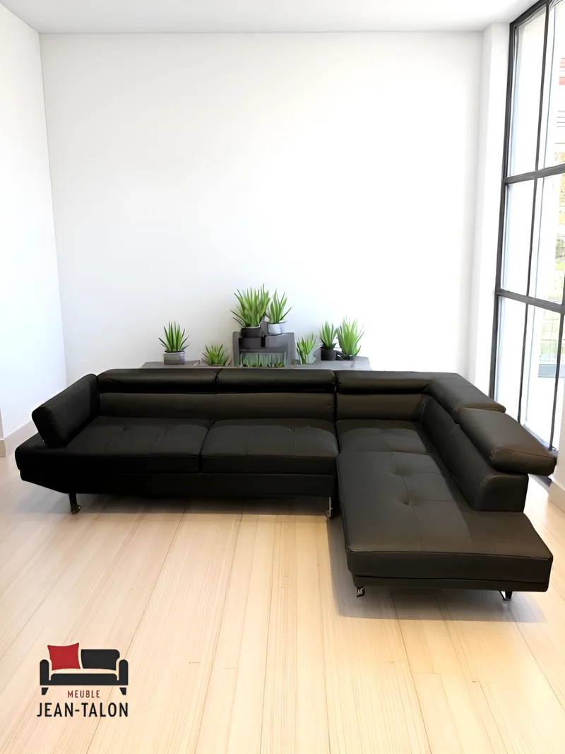 UrbanLuxe™ PU Leather Sectional Sofa Set-1923