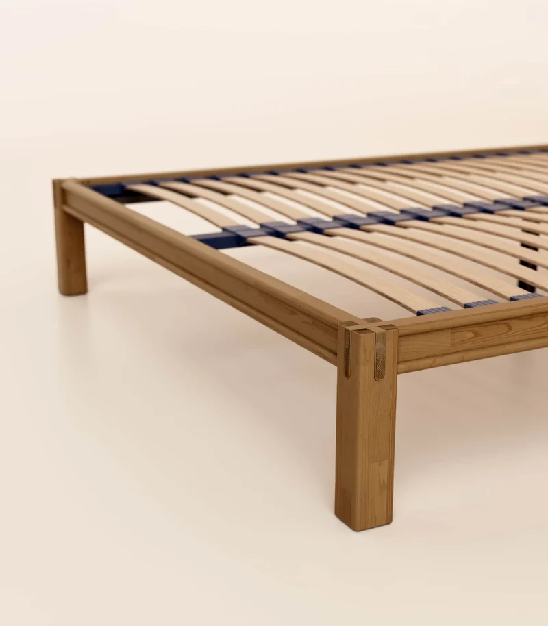 Sommier en bois - Bois foncé
