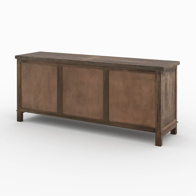 Buffet Mastic en bois 3 portes 4 tiroirs