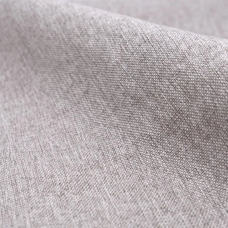 Chaise Cozy en tissu taupe chiné clair (lot de 2)