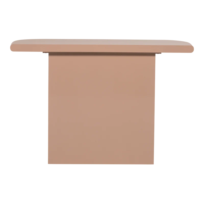 Nocta sidetable hout hoogglans lichtroze