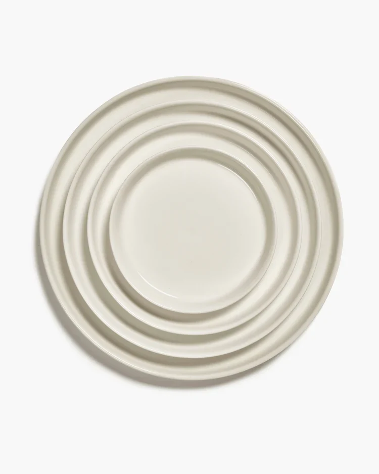 Assiette de petit-déjeuner haute ivoire Cen