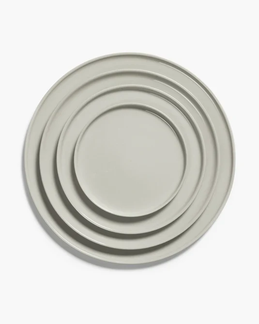 Assiette de petit-déjeuner basse sable Cena