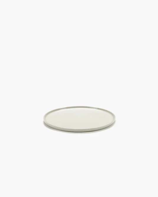 Assiette de petit-déjeuner basse ivoire Cena