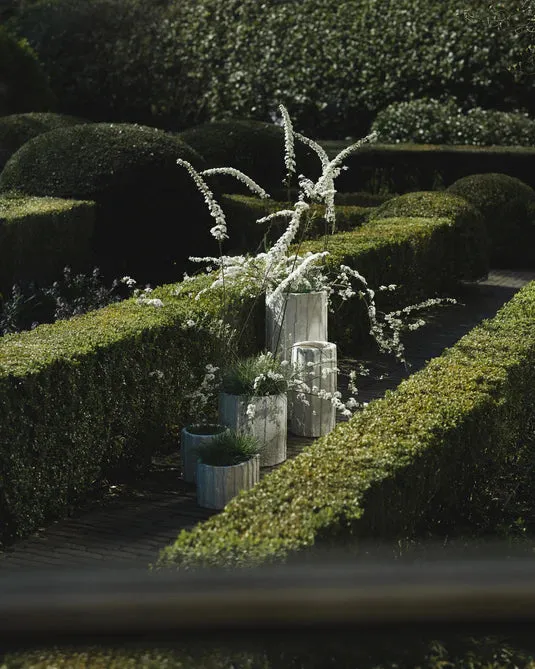 Jardinière 03 XL blanc cassé Rift