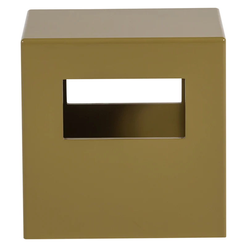 Modern bijzettafel mdf hout hoogglans honinggeel