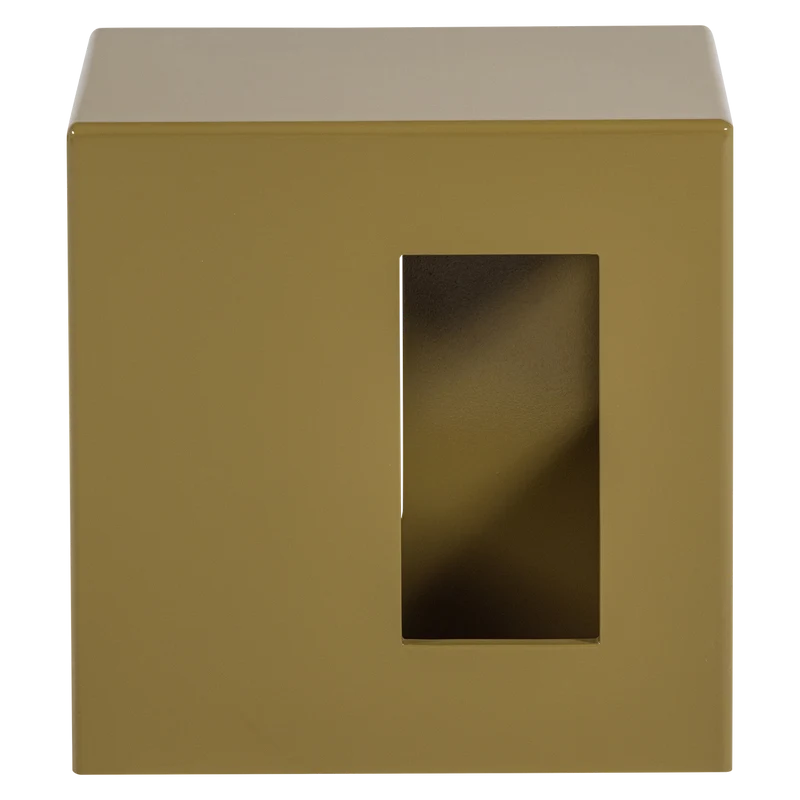 Modern bijzettafel mdf hout hoogglans honinggeel