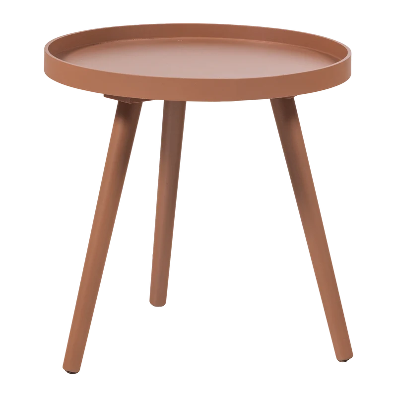 Sasha bijzettafel ø41 cm hout oudroze