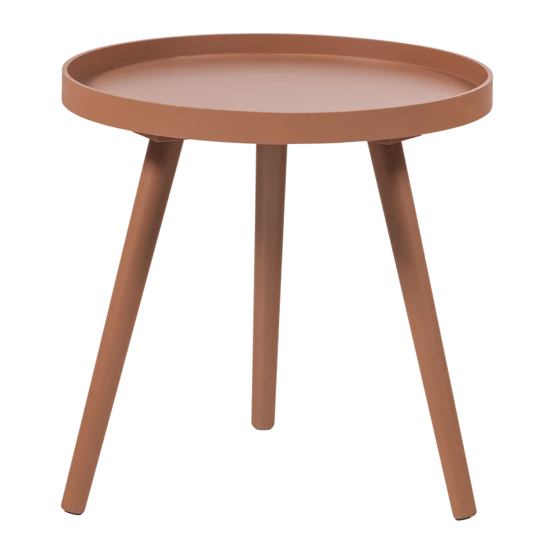 Sasha bijzettafel ø41 cm hout oudroze