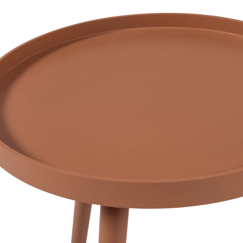 Sasha bijzettafel ø41 cm hout oudroze