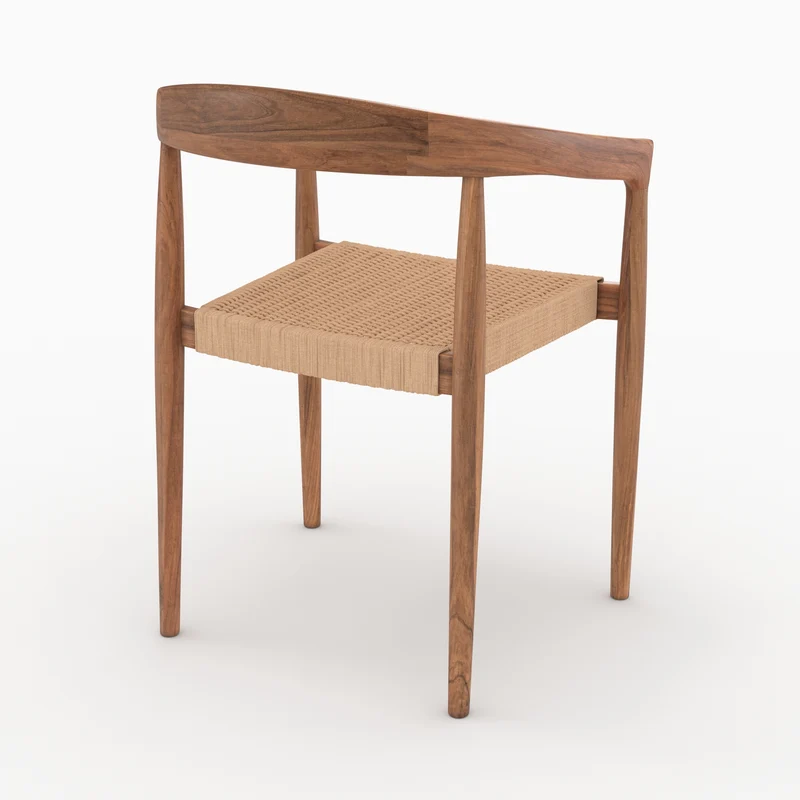 Chaise Bali en bois de teck (lot de 2)
