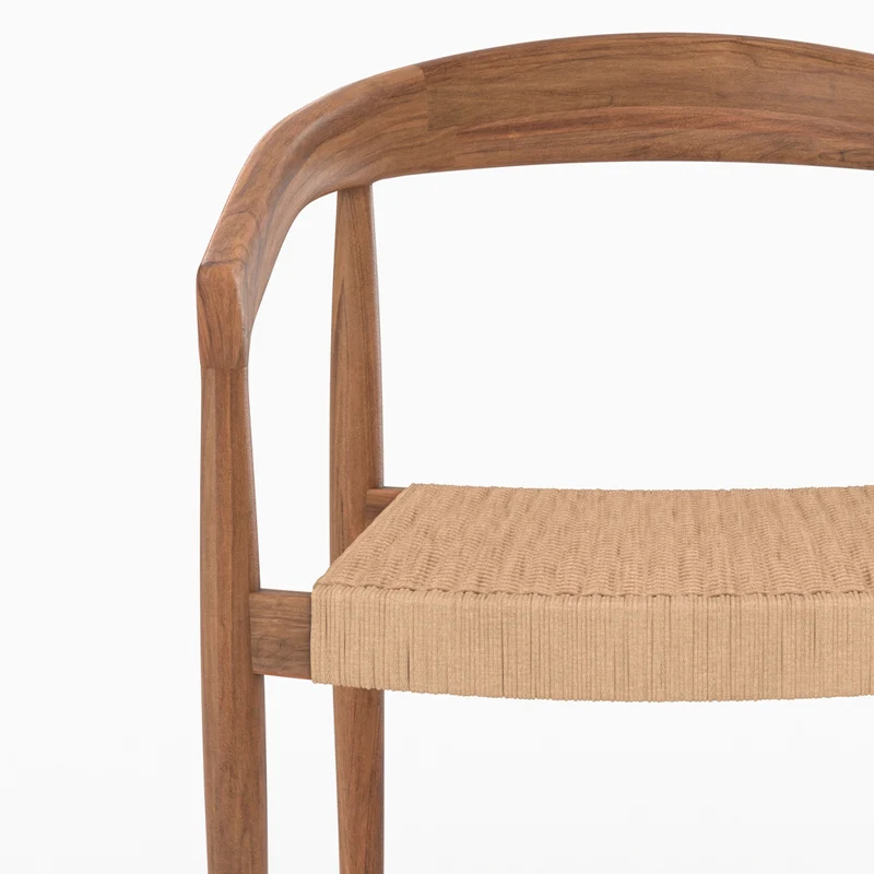 Chaise Bali en bois de teck (lot de 2)