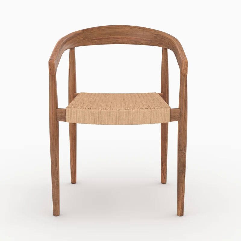 Chaise Bali en bois de teck (lot de 2)