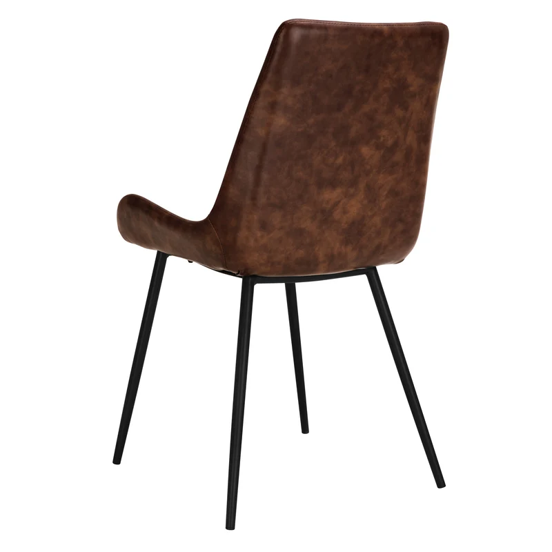 Chaise Austin marron (lot de 2)
