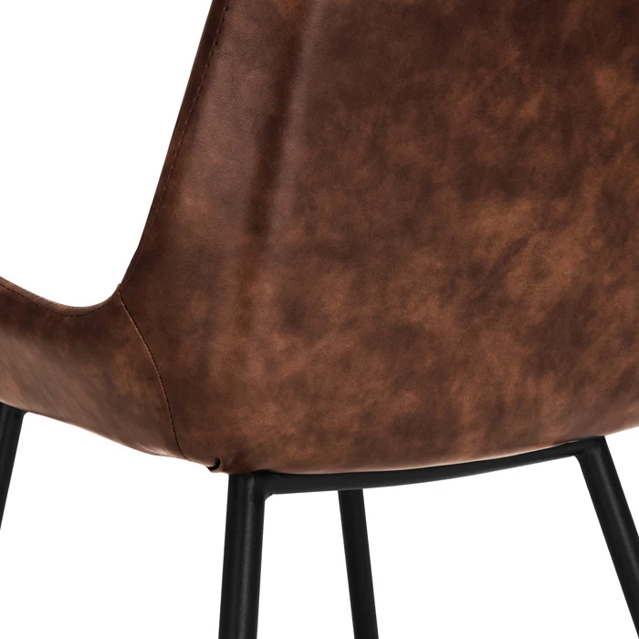 Chaise Austin marron (lot de 2)